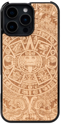 Husa Lemn Profesional pentru Iphone 16 Pro Max 6 9 - Calendarul Aztec Aniegre 