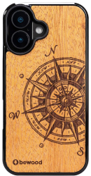 Husa profesionista pentru iPhone 16 6 1 din lemn merbau 