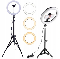 Lampa Led 26cm cu trepied F-260 si telecomanda 