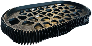 Sapuniera 3D model Wave Negru 