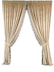 Set de 2 draperii din catifea cu rejansa bej-nude opace accesorizate 200x250 cm 