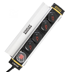 Stanley Prelungitor 4 Prize Intrerupator Cu Clema Ip44 3 M H07rnf 3g1 5 
