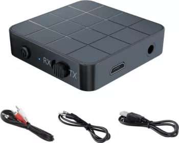 Transmitator si receptor Bluetooth 2 in 1 Adaptor audio jack 3.5 mm pentru calculator Tv Masina auto
