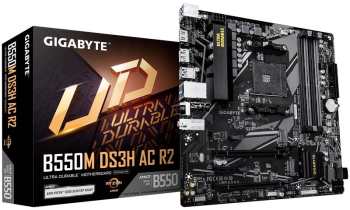 Placa de baza GIGABYTE B550M DS3H AC R2 AMD B550 AM4 mATX 