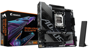 Placa de baza GIGABYTE B840M AORUS ELITE WIFI6E AMD B840 Socket AM5 mATX 