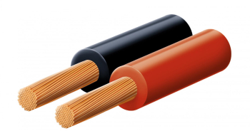 Cablu Pentru Difuzor Rosu-negru 2x0 75 Mm 100 M/rola 