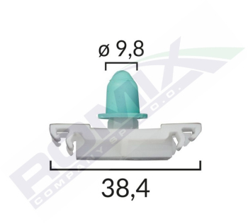 Clips Fixare Elemente Exterioare Pentru Vw - Alb Set 10 Buc 