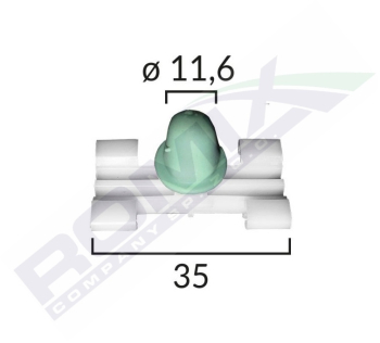 Element Fixare Bandouri Laterale Pentru Bmw 3 E46 Set 10 Buc