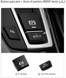 Buton de Parcare + Auto H BMW 5 6 7 X3 X4 X5 X6 F Serie F01 F02 F10 F12 F15 F16 F25 F26 N2L Store 
