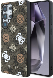 Husa pentru Samsung Galaxy S25 Ultra - Guess Hardcase 4G Peony GUHMS25LP4PWPW - Brown 