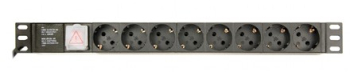 Pdu rack 1u 8 prize 3680w 3m gembird 