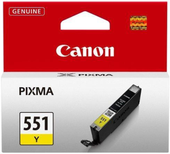 Rezerva cartus pentru imprimanta Canon Cli-551 Culoare Galbena Randament 330 pagini 