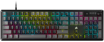 Tastatura mecanica Corsair K70 CORE red switches RGB gri 