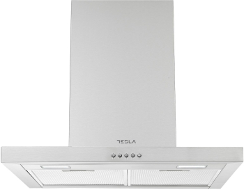 Hota incorporabila decorativa Tesla DC600AX Putere de absorbtie 630 mc/h T-shape 3 viteze Iluminare LED 60 cm Inox 