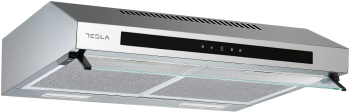 Hota traditionala Tesla DB601AXB Putere de absorbtie 350mc/h Touch control 3 viteze Iluminare LED 60 cm Inox/Negru 