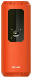 Mini pompa electrica de aer pentru biciclete/motociclete NEWO portabila si automata 850mAh 15l/min utila in drumetii multisport Portoc 