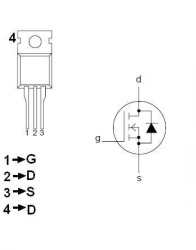 Modul tranzistor N canal de inalta tensiune 800V 