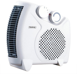 Soba cu ventilator Rosberg R51970A 2000W 3 trepte termostat indicator luminos alb 