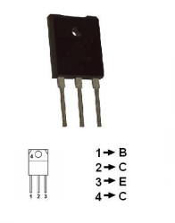 Tranzistor de comutare cu izolatie NPN 8A 34W BU508A
