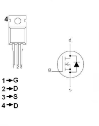 Tranzistor electronic cu N 600V 4A 100W 