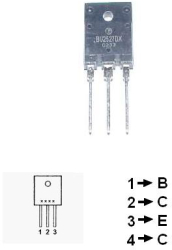 Tranzistor NPN comutare 12A 45W izolat cu dioda protector 