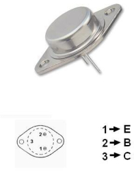 Tranzistor NPN cu dioda 120V 16A 150W 