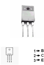 Tranzistor puternic NPN 12A 45W izolat electric