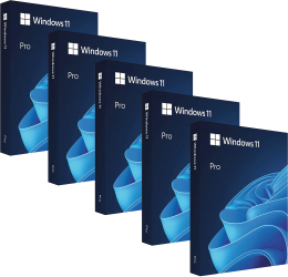 Windows 11 Pro - 5 Licente Digitale - Livrare Imediata - Activare Permanenta