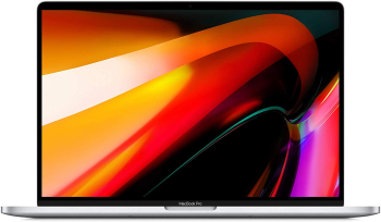 Laptop Apple MacBook Pro 16 Retina TouchBar Intel Core i7-9750H 16GB RAM 512GB SSD AMD Radeon Pro 5300M 4GB macOS US Silver Refurbished 