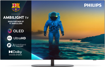 Televizor Smart 106 cm 42" 4K OLED Philips AMBILIGHT 42OLED820 Google UltraHD 144Hz Clasa G Model 2025 - imagine 1