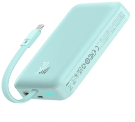 Acumulator extern Baseus Magnetic Mini Wireless 10000mAh 30W Incarcare rapida USB-C Albastru Deschis 