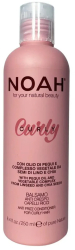 Balsam pentru par cret cu efect anti-frizz Noah Curly 250 ml
