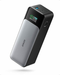 Baterie externa Anker 737 24.000 mAh 140W GaN Prime Smart Digital Display 2x USB-C USB-A PowerDelivery 3.1 Negru/Gri 
