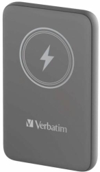 Baterie externa portabila Verbatim ChargenGo 10000 mAh PD 20W Wireless 15W USB-C Gri 