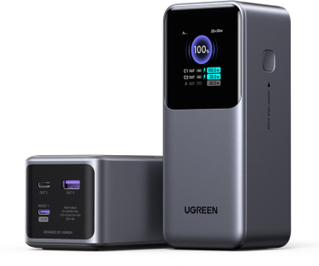Baterie externa UGREEN PB721 20.000 mAh 130W Digital Display Gri 