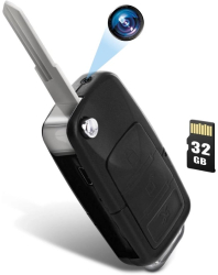 Cheie Auto cu Camera Spion iUni RMS22 32GB Senzor de Miscare Foto Video 