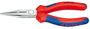 Cleste cu varf semirotund si tais 160 mm Knipex 