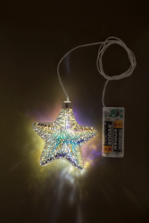 Decoratiune Led - model Stea 3D 