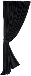 Draperie din catifea neagra cu rejansa uni opaca 140x250 