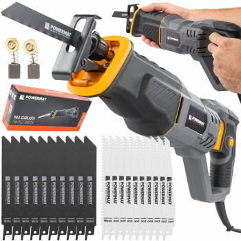 Fierastrau sabie 1800W+ 20 panze incluse pentru lemn placi caramida BCA 
