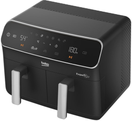 Friteuza cu Aer Cald Dubla BEKO FRL5388B 0.5kg 8.5l 2400W Negru-Argintiu 