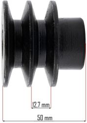 Fulie motor diametru interior 19mm 