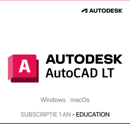 Licenta AutoCAD LT 2026 Student - Subscriptie 2 ani - 2 dispozitive 