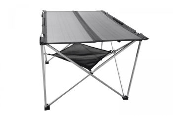 Masa de camping cu incarcare solara Technaxx TX-252 60 W dimensiune 80.5 x 66 x 56 cm pliabila 2xUSB-A 1xUSB-C 1xDC5521 negru 