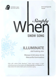 Masca coreeana pentru luminozitate cu vitamina C Snow Song 23 ml Simply When 