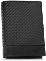 Portofel barbati Zagatto R ZG-N4-F7 Fabriano Piele naturala 9x12.5x2.5 cm Negru 