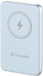 Power Bank Verbatim 10.000mAh ChargenGo BlueMagnetic Wireless 