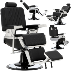 Scaun de frizerie hidraulic pentru salonul de frizerie barber shop Parys Barberking 