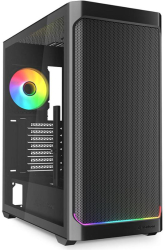 Carcasa Sharkoon AK4W RGB ATX fara sursa (Negru)