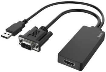 Adaptor Video Hama Mufa VGA + USB - Mufa HDMI Full HD 1080p - RESIGILAT 